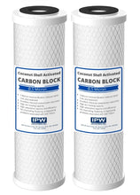 Load image into Gallery viewer, IPW Industries Water 10”x 2.5” Carbon Block Under Sink Replacement Filter  0.5 Micron
