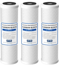 Load image into Gallery viewer, Fits Whirlpool WHKF - DB1 Undersink Water Filter Compatible Cartridges 3 Pack - Isopure Water - (3) x HQCBC - 10 - 0.5
