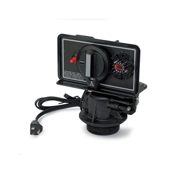 Fleck-5600/1600-Timer-L-Back-Valve-Less-Drain-Line-Flow-Control-with-Cover,-24-Volt-(560001-006),Isopure-Water,12