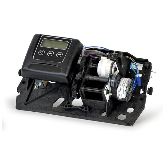 Fleck-90/91/95-SXT-Power-Head-Backplate-with-Gears,-Drive-Motor,-SXT-Timer,-No-Transformer-(62103-76),Isopure-Water,8