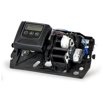 Fleck 90/91/95 SXT Power Head Backplate with Gears, Drive Motor, SXT Timer, No Transformer (62103-76)