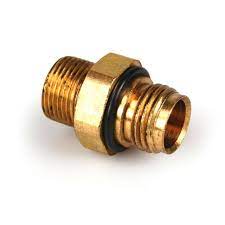 Fleck Brine Fitting BLFC Brass For Fleck 5600/5800/9000 ( Fleck Part 13244) 3/8" FIP with Flow Washer BLFC Button
