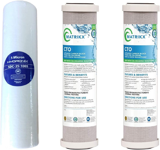 GRO-Filter-Replacement-Set-|-3-Filters-for-4-Stage-RO-System,Isopure-Water,6