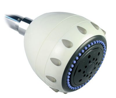 H2O-International-(SH-WH-5)-Deluxe-Shower-Filters---5-SPRAY-W-KDF;-WHITE,Isopure-Water,1