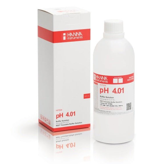 Hanna-(HI7004L)-Ph-4.01-Buffer-Caliberation-Solution;-500mL,Isopure-Water,8