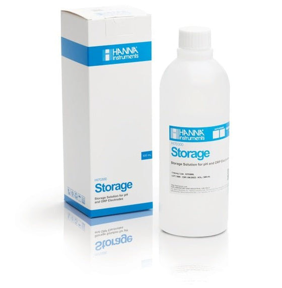 Hanna-(HI70300L)-Electrode-Storage-Solution-PH-ORP-0.46L,Isopure-Water,12