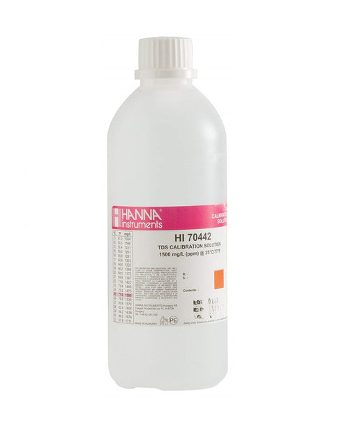 Hanna-Instruments-HI70442L-1500-mg-L-(ppm)-TDS-Calibration-Solution,-500mL-Bottle,Isopure-Water,4