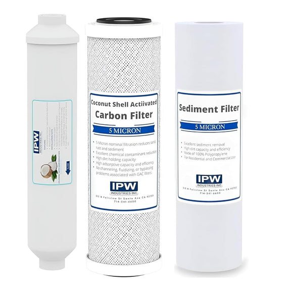IPW-Industries-Inc--Replacement-Filter-Kit-for-10x-2.5-RO-Systems-–-Carbon-Block,-Sediment,-and-Inline-GAC-Filters,Isopure-Water,4