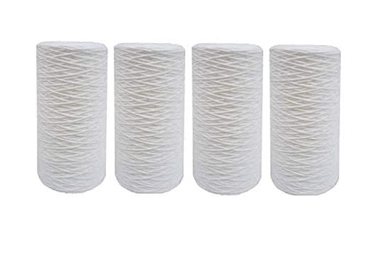 Pack-of-4-1-Micron-10-x-4.5-Full-Flow-String-Wound-Sediment-Water-Filter-Cartridge-|-Whole-House-Sediment-Filtration-|-Compatible-with-84637,-WPX5BB97P,-PC10,-355214-45,-355215-45,-WP10BB97P,Isopure-Water,3