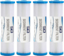 Load image into Gallery viewer, IPW Industries Inc Compatible for American Plumber W20CLA Whole House Sediment Filter Cartridge 5 Micron Well Pump Irrigation (4) - Isopure Water - (4) x SC - 10PT - 5
