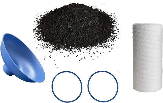 IPW-Industries-Inc.-Compatible-PC600-P-Bulk-Water-Filter-Coconut-Shell-Granular-Activated-Carbon-Charcoal-Replacement-Media-and-Pre-Filter-5-Micron-Sediment-Replacement-Filter-w/O-Rings-and-Funnel,Isopure-Water,2