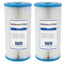 Load image into Gallery viewer, IPW Industries Whole House Full Flow  10&quot; x 4.5&quot; Pleated Sediment Filter –Replacement Cartridge
