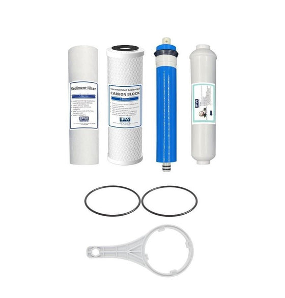 IPW-Industries-Inc.-Universal-4-Stage-Under-Sink-Reverse-Osmosis-Replacement-Filter-Kit-w/O-Rings-and-Wrench,Isopure-Water,2