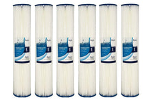 Load image into Gallery viewer, IPW Industries Inc - Whole House 20&quot; x 4.5&quot; Big Blue Pleated Polyester Sediment Filter Replacement Cartridge 30 Micron - Isopure Water - 6x IPW - 2045 - Pleated - 30mic

