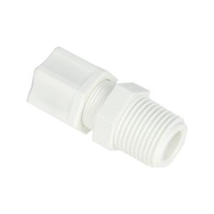 Jaco---Male-Connector-Fitting-with-Ferrule-Nut-and-Integral-Sleeve---Polypropylene,Isopure-Water,1