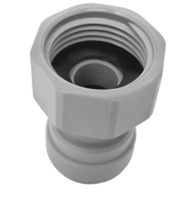 Load image into Gallery viewer, John Guest - Acetal Female Connector Quick Connect Fitting - Grey British Standard Pipe Thread (BSPT) - Isopure Water - PI451014FS
