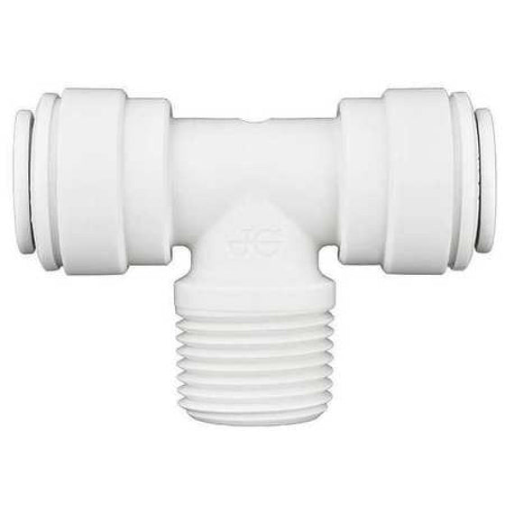 John-Guest---Polypropylene-Fixed-Tee-Adapter-Quick-Connect-Fitting---White,Isopure-Water,2
