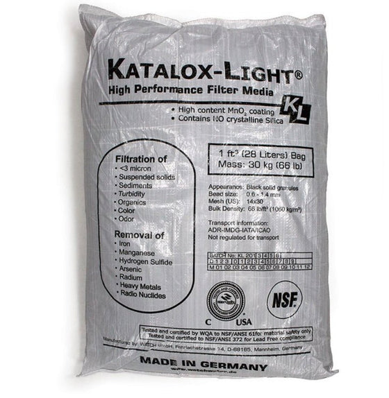Katalox-Light---KL-10---KL-for-Iron,-Hydrogen-Sulfide-and-Manganese-Removal-1-CF-(25-Liters),Isopure-Water,10