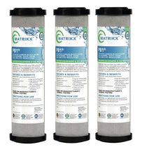 Load image into Gallery viewer, KX Technologies - 06 - 250 - 10 - MATRIKX - 10&quot; x 2.5&quot; MatriKX Pb1 - 0.5 Micron - Chlorine/Chloramine, VOC, CYST, Lead Filter - Isopure Water - (3) 06 - 250 - 10 - MATRIKX(R)
