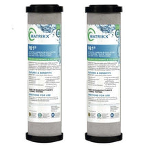 Load image into Gallery viewer, KX Technologies - 06 - 250 - 10 - MATRIKX - 10&quot; x 2.5&quot; MatriKX Pb1 - 0.5 Micron - Chlorine/Chloramine, VOC, CYST, Lead Filter - Isopure Water - (2) 06 - 250 - 10 - MATRIKX(R)
