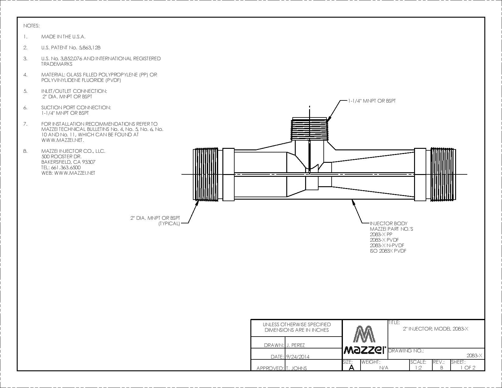 Mazzei - 2083 Series - 2.0