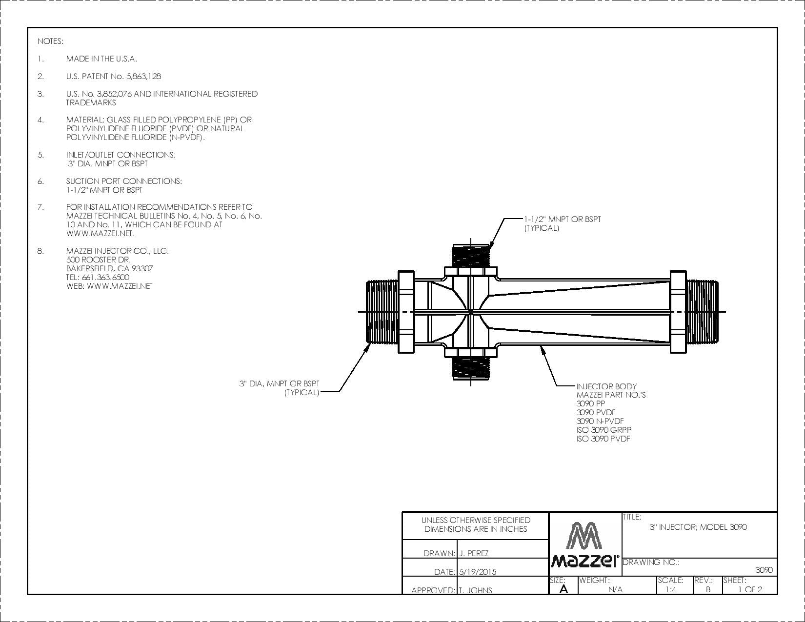 Mazzei - 3090 Series - 3.0