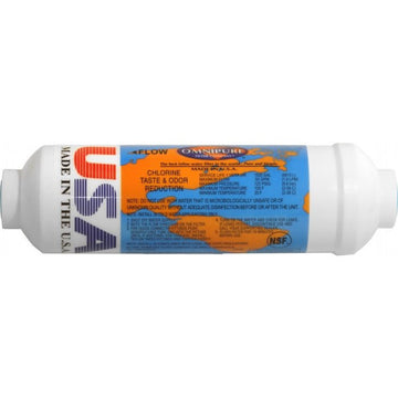 Omnipure - CL6ROT28 - 6" x 2" T40 GAC Acid Washed Coconut Inline Filter