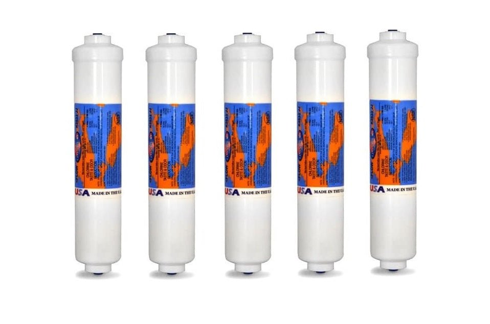 5 Filtri Inline A Carboni Attivi In Guscio Di Cocco – Post Carbon Per RO E Acqua