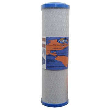 Omnipure - OMB934-1ML-KDF - 9.75" x 2.75" Carbon Block Filter Cartridge - Lead Removal 1 Micron with KDF