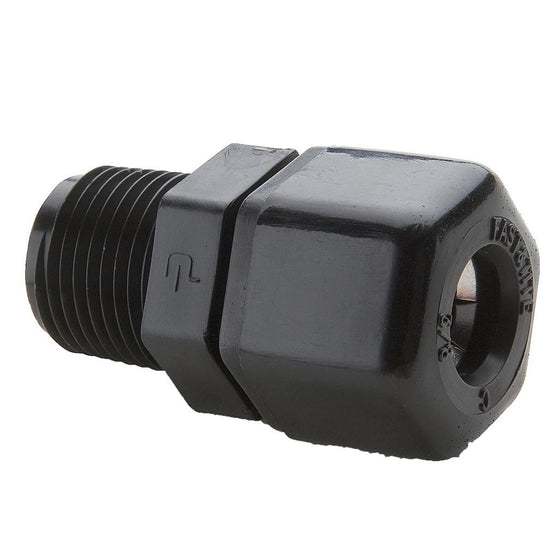 Parker-Fast-N-Tite-Male-Connector,-1/4-MIPT-x-3/8-Tube-(456MC4),Isopure-Water,2