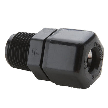 Parker Fast-N-Tite Male Connector, 1/4" MIPT x 3/8" Tube (456MC4)
