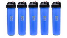 Load image into Gallery viewer, Pentek - 20&quot; Big Blue Filter Housing HFPP - Black Cap / Blue Sump - Isopure Water - 5x 150467
