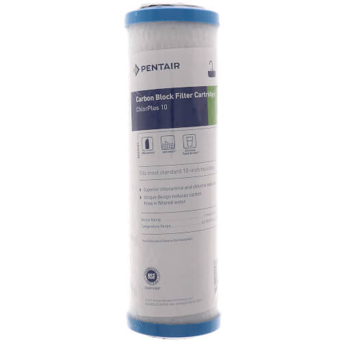 Pentek---ChlorPlus-10---10-x-2.5-Chloramine-Carbon-Block-Filter,Isopure-Water,10