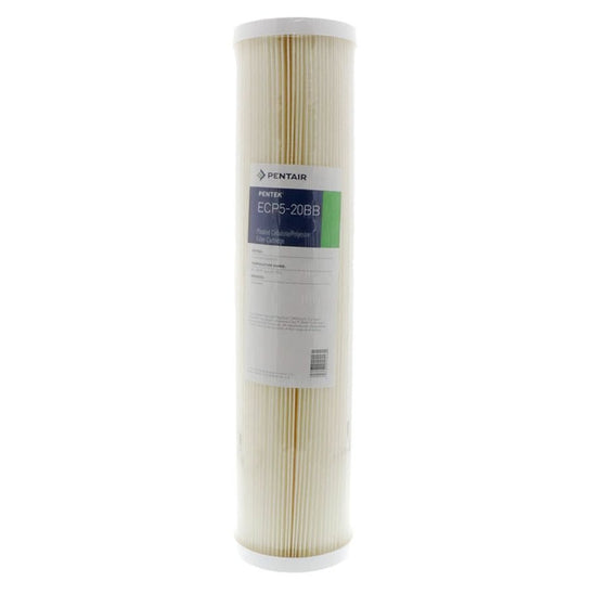 Pentek---ECP5-20BB---20-x-4.5-Pleated-Cellulose-Sediment-5-Micron-Filter,Isopure-Water,11