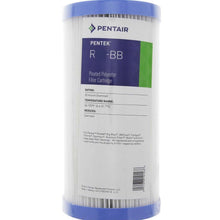 Load image into Gallery viewer, Pentek - R Series 10&quot; x 4.5&quot; Big Blue REUSABLE Pleated Polyester Sediment Filter - Isopure Water - 155101 - 43 (R30 - BB)
