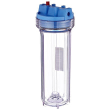 Load image into Gallery viewer, Pentek - Slim Line 10&quot; Filter Housing - Blue Cap / Clear Sump - Isopure Water - 158117
