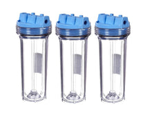 Load image into Gallery viewer, Pentek - Slim Line 10&quot; Filter Housing - Blue Cap / Clear Sump - Isopure Water - 3x 158116
