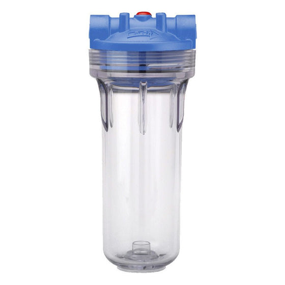 Pentek---Standard-10-3G-Filter-Housing---Blue-Cap/Clear-Sump---3/4-NPT,Isopure-Water,5