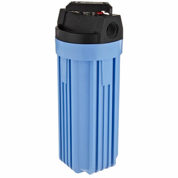 Pentek - Standard 10" Valve-In-Head Filter Housing - Black Cap / Blue Sump -  3/4" NPT