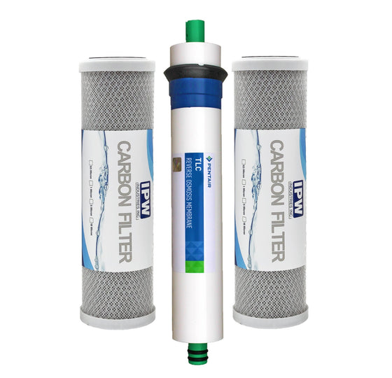PL-3000 Reverse Osmosis System Set of 3 with 36 GPD Membrane