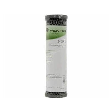 Pentek---NCP-10---10-x-2.5-Pleated-Carbon-Impregnated-Polyester-10-Micron-Filter,Isopure-Water,12