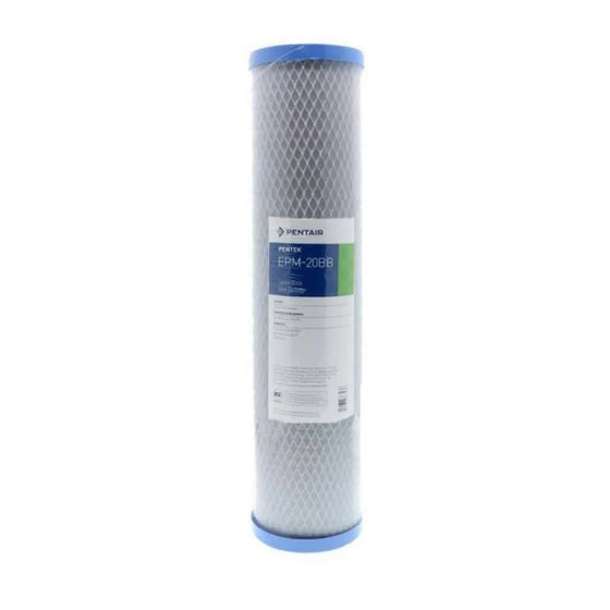 Pentek---EPM-20BB---20-x-4.5-Modified-Epsilon-Carbon-Briquette-10-Micron-Filter,Isopure-Water,12