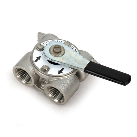 Fleck-(60040SS)-3/4-FNPT-Stainless-Steel-Bypass-5600-SE-5000-8500-5600SXT,Isopure-Water,1
