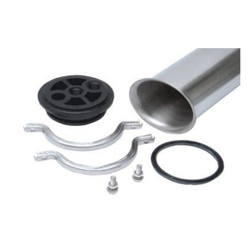 PureT (SSMH-4040-12) 4" x 40" x 1/2" 304 Stainless Steel Membrane Housing, With Plastic End Cap