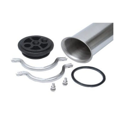 PureT-(SSMH-4021-12)-4-x-21-x-1/2-304-Stainless-Steel-Membrane-Housing,-With-Plastic-End-Cap,Isopure-Water,9