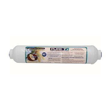 PureT - IL-10W-C 10" x 2" Inline Post GAC Carbon Filter