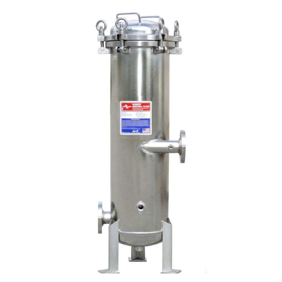 Harmsco-(HUR1X170Fl)-Hurricane-Single-Filter-Housing-150-GPM;-2FLG,Isopure-Water,1
