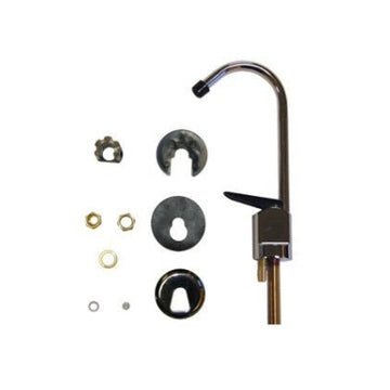 QMP (QMP100AG) Faucet Air Gap Chrome w- Black Tip
