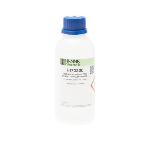 Hanna-(HI70300-M)-Electrode-Storage-Solution-PH-ORP-0.23L,Isopure-Water,12