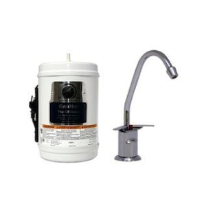 Everhot (LVH-500-SN) Under-Sink Instant Hot Water System with Hot & Cold Faucet; Satin Nickel